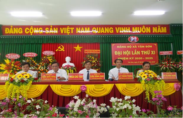 Đảng bộ xã Tân Sơn: Đại hội lần thứ XI, nhiệm kỳ 2020-2025